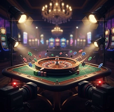 Stół ruletki w luksusowym kasynie – Vox Casino