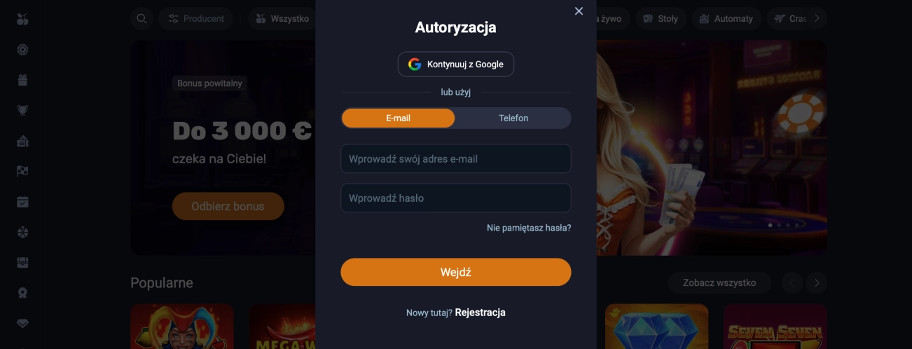 Bezpieczne logowanie do Vox Casino z dowolnego miejsca
